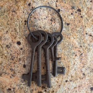 Vintage Iron Skeleton Keys Set